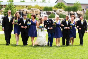 Littleton wedding photographer summer weddings bridal party military groom