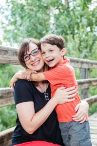 Littleton family photographer in Colorado mother son love bond real smiles photography