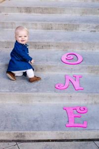 Littleton photographer baby milestone one years old