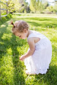 Littleton child photographers baby milestone session