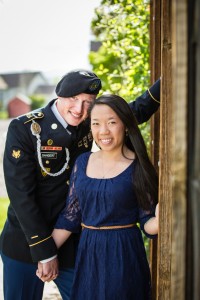 Littleton military engagement session photographer engaged Colorado