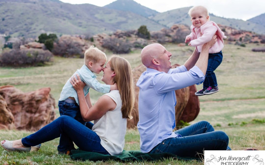 The {W} Family of 4 in Ken Caryl Valley [Littleton photographer]