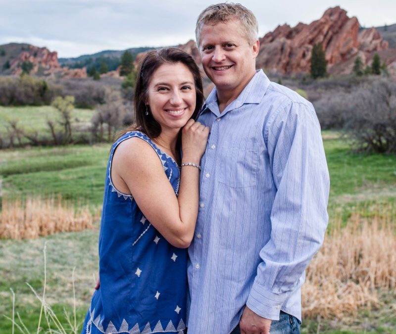 Adam & Whitney’s engagement session at Roxborough State Park [Littleton photographer]