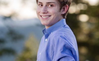 Peyton’s high school senior portraits at Mt. Falcon park by Littleton photographer