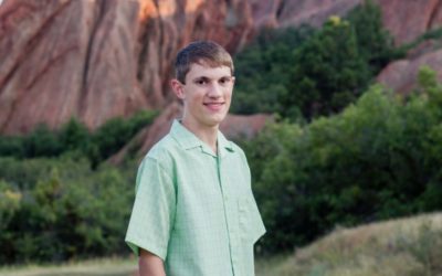 Shea’s high school senior portrait session at Roxborough State Park by Littleton photographer