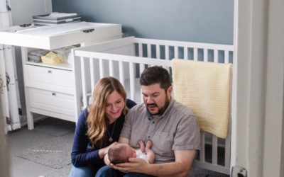 Newborn baby boy Alex’s in-home lifestyle photography session by Littleton photographer