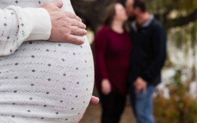 A surrogate maternity session at the Lakewood Heritage Center by an affordable Littleton photographer