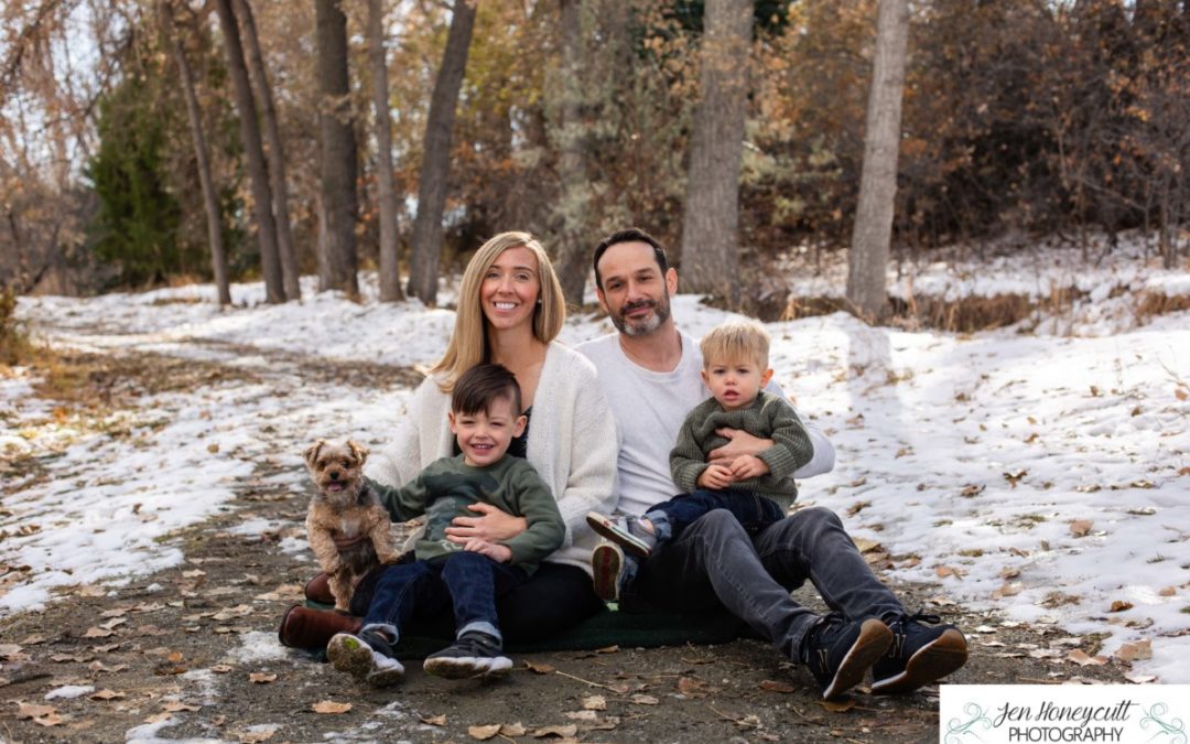 The {L} Family of 4 1/2 at Fly’N B Park in Highlands Ranch by Littleton photographer