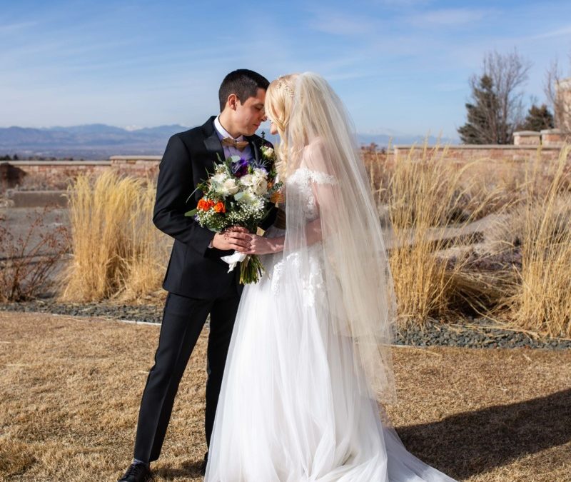 Peter & Sophie’s wedding at Cherry Hills Community church in Highlands Ranch, Colorado by Littleton photographer