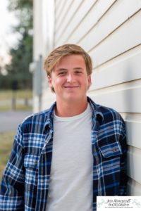 Littleton high school senior photographer at Fly'N B park in Highlands Ranch Colorado tennis and lacrosse player boy COVID pandemic sunset easy going photo session class of 2021