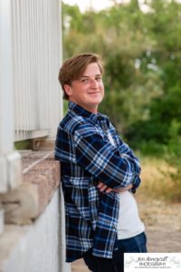 Littleton high school senior photographer at Fly'N B park in Highlands Ranch Colorado tennis and lacrosse player boy COVID pandemic sunset easy going photo session class of 2021