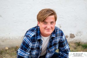 Littleton high school senior photographer at Fly'N B park in Highlands Ranch Colorado tennis and lacrosse player boy COVID pandemic sunset easy going photo session class of 2021