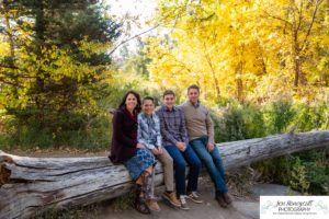 Littleton family photographer Fly'N B park Highlands Ranch Colorado CO fall colorful yellow trees boys brothers big little natural light photography photo session