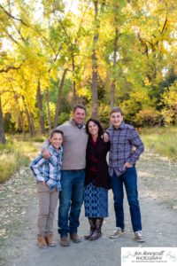 Littleton family photographer Fly'N B park Highlands Ranch Colorado CO fall colorful yellow trees boys brothers big little natural light photography photo session