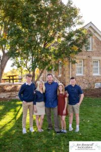 Littleton family photographer The Stone House trail Lakewood photography teenagers teens brother sister siblings fall leaves