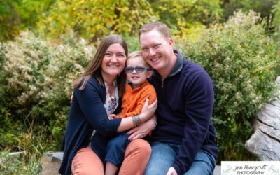 The {P} family at Fly’N B park in Highlands Ranch for a fall photo session by Littleton photographer
