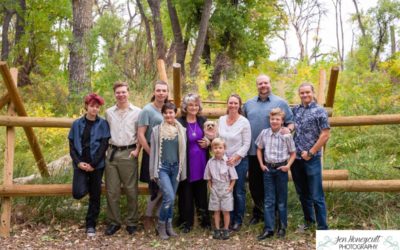 The {C} family at McKay Lake by Littleton photographer