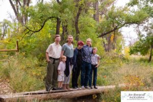 Littleton family photographer Colorado McKay Lake Westminster big extended kids teens teenagers fall color grandmother siblings brother sister sunset natural light photography