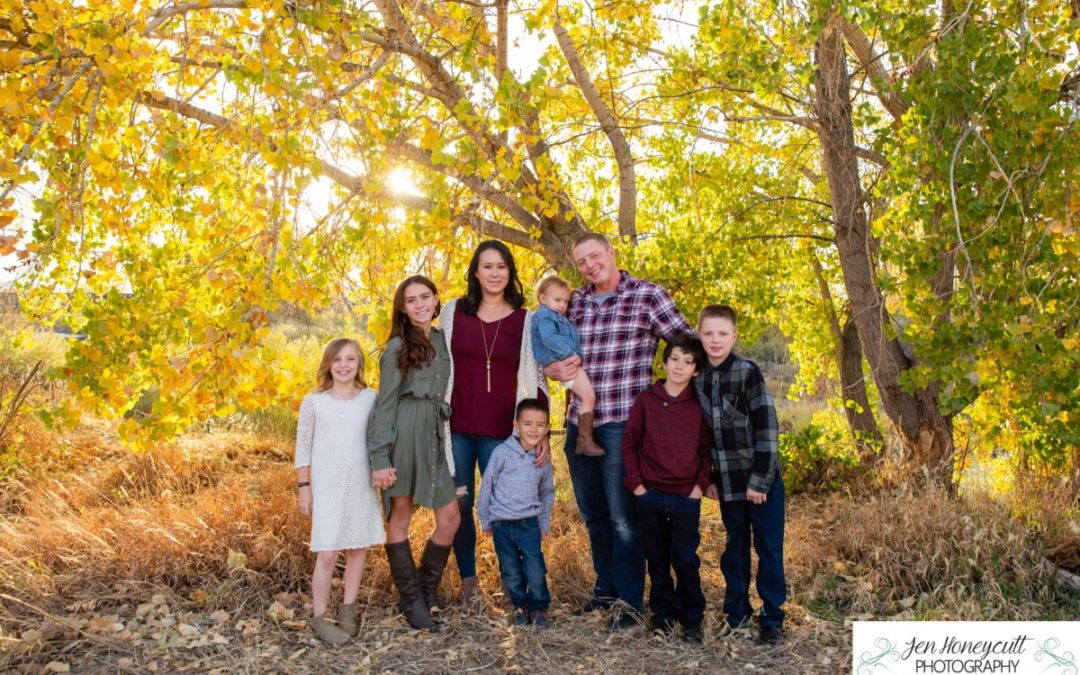 The {H} family and a fall photo session along the Platte River by local Littleton photographer