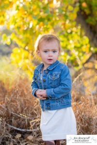 Littleton family photographer Carson Nature Center Platte River fall photo session yellow leaves six kids children mother father boys girls brothers sisters toddler foothills Colorado sunset natural light photography