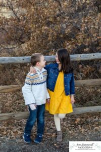 Littleton family photographer Hildebrand Ranch Colorado farm barn boy girl siblings brother sister mother father sunset golden natural light photography foothills view children kids broken arm