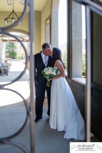 Littleton wedding photographer Wedgewood Ken Caryl marriage foothills COVID ceremony masks small bride groom bridesmaids groomsmen white dress flowers fall pretty day mr. and mrs. photography