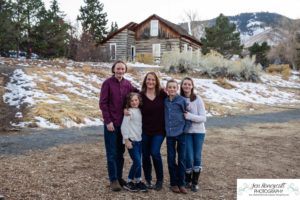 Littleton family photographer Clear Creek History park Golden Colorado snow winter big kids children siblings bridge Christmas cute fun barns sunset photography