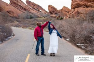 Littleton wedding photographer elope elopement eloped Colorado Texas couple snow snowy session photo courthouse red rocks amphitheatre in love sunset spring