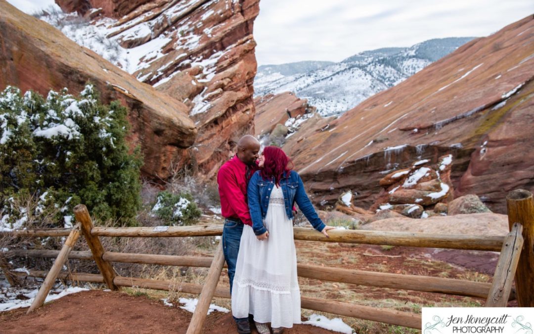 Bobby & April’s elopement at the Centennial Courthouse and Red Rocks by a local Littleton wedding photographer