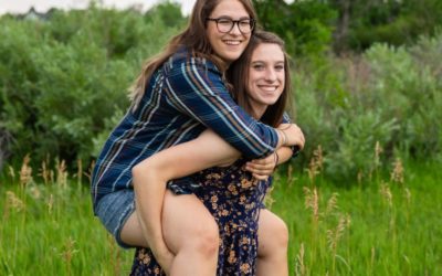 Jordan and Sydney’s high school senior portrait session at Writer’s Vista park and Fly’N B park in Highlands Ranch, CO by Littleton photographer