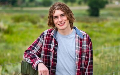 Caden’s high school senior mini photo session by Littleton photographer