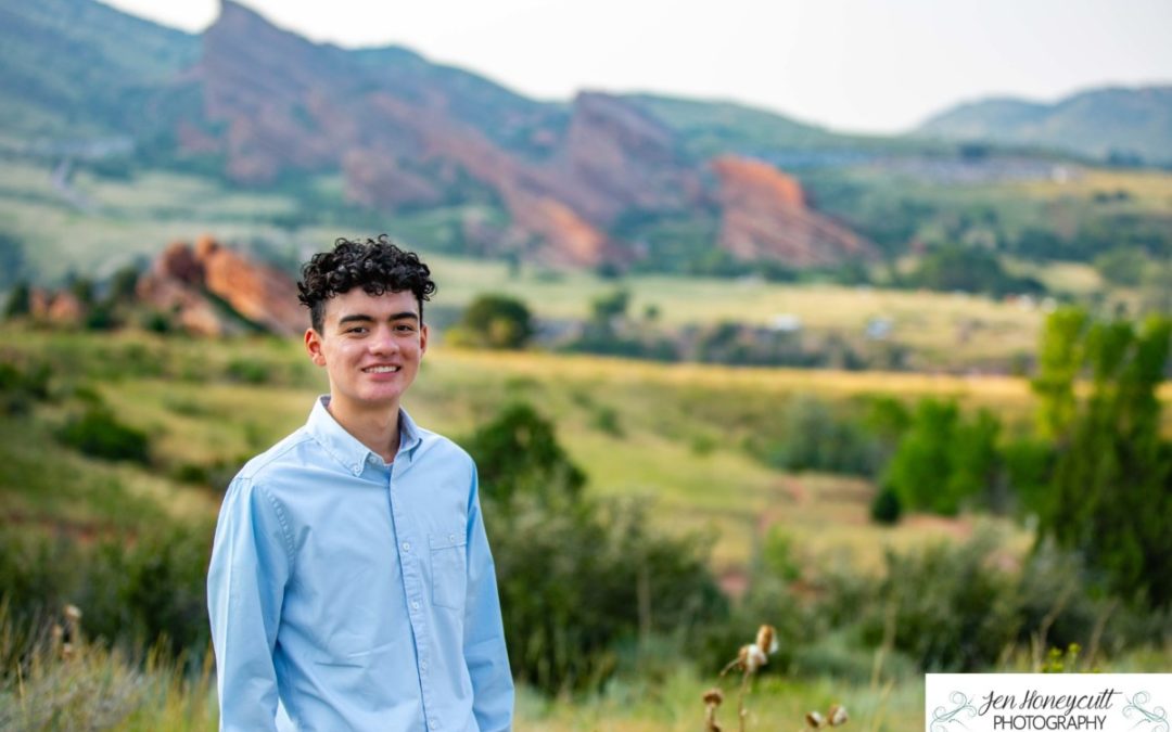 Marco’s high school senior portrait photo session in Morrison by Littleton photographer