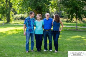 Littleton family photographer in Colorado extended cousins grandparents summer Gallup Gardens flowers boys Ketring Park