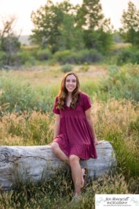 Littleton high school senior photographer Downtown Littleton urban Carson Nature Center sunflowers sunset light Platte River water Front Range Christian Class of 2022 basketball player sweet girl