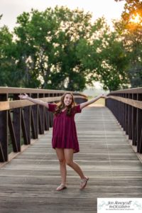 Littleton high school senior photographer Downtown Littleton urban Carson Nature Center sunflowers sunset light Platte River water Front Range Christian Class of 2022 basketball player sweet girl
