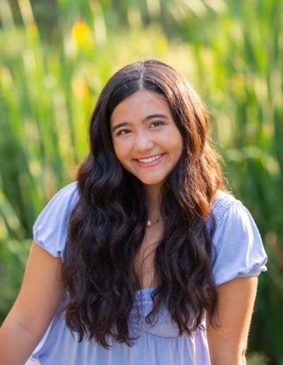 Littleton high school senior photographer Fly'N B park Highlands Ranch Colorado D'Evelyn Asian girl beautiful summer Class of 2022