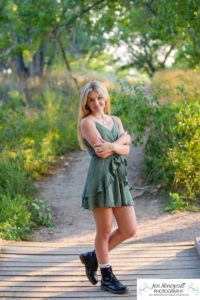 Littleton senior photographer high school Highlands Ranch Class of 2022 Colorado girl South Valley Open Space Park Carson Nature Center red rocks sunset natural light photography portrait photo session