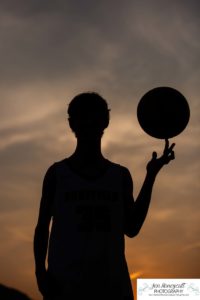 Littleton high school senior photographer in Colorado Chatfield Class of 2022 basketball player smart boy Hildebrand Ranch sunset fall photo session