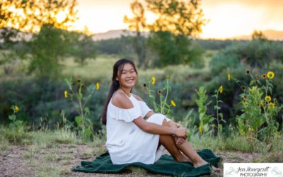 Madi’s high school senior portrait session at the Carson Nature Center by Littleton photographer
