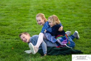 Littleton family photographer Highlands Ranch Mansion Colorado fall three kids brother sisters mother father love photography