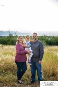 Littleton family photographer Highlands Ranch Colorado little girl mother father daughter aunt fall sunset photography