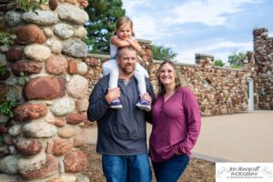 Littleton family photographer Highlands Ranch Colorado little girl mother father daughter aunt fall sunset photography