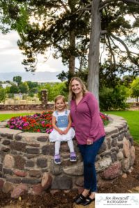 Littleton family photographer Highlands Ranch Colorado little girl mother father daughter aunt fall sunset photography