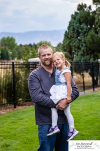 Littleton family photographer Highlands Ranch Colorado little girl mother father daughter aunt fall sunset photography