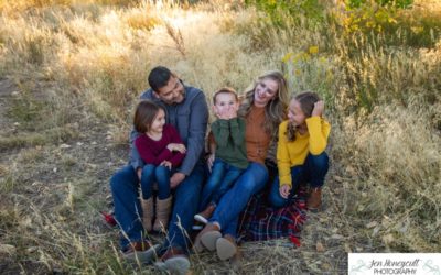 The {R} family of 5 at Fly’N B park by Littleton photographer