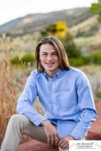 Littleton high school senior photographer boy lacrosse Peak to Peak charter school Red Rocks amphitheatre sunset downtown Morrison photography fall