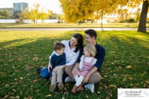 Littleton family photographer Sloan's Lake Denver Colorado fall yellow leaves trees sunset twins brother sister photography