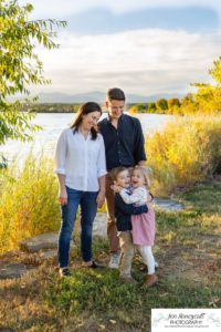 Littleton family photographer Sloan's Lake Denver Colorado fall yellow leaves trees sunset twins brother sister photography