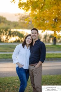 Littleton family photographer Sloan's Lake Denver Colorado fall yellow leaves trees sunset twins brother sister photography