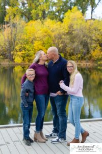 Littleton family photographer Fly'N B park in Highlands Ranch Colorado fall foliage trees leaves brother sister photography